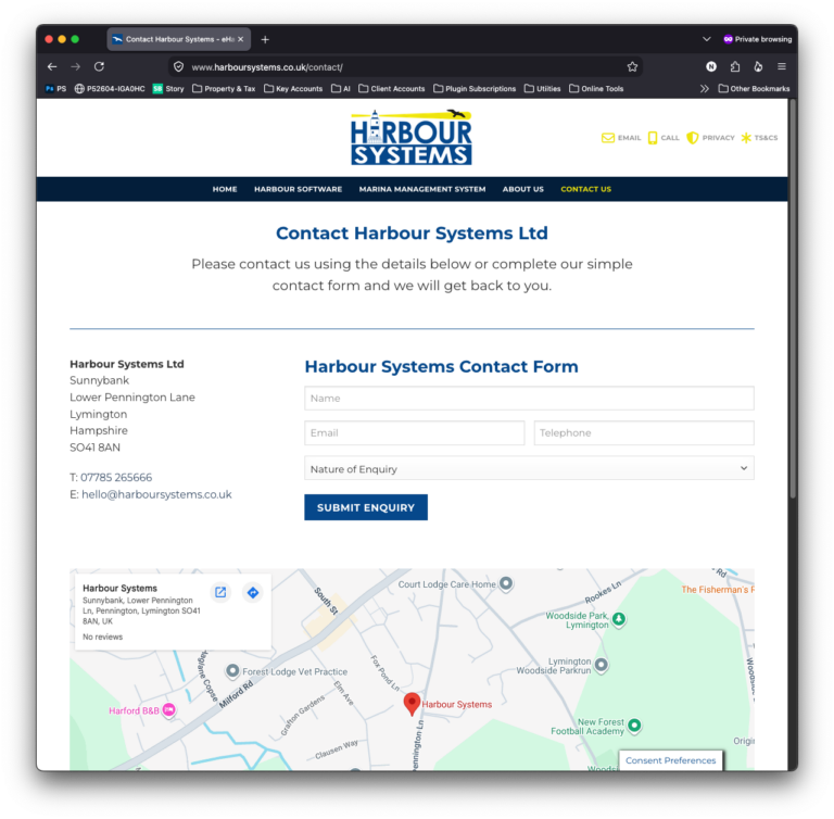 Contact Harbour Systems
